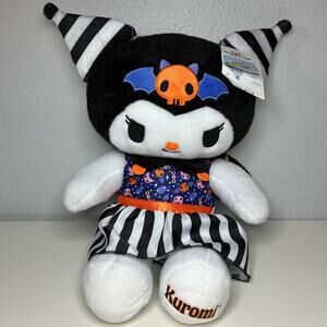 Build a Bear Spooky Bat Kuromi Halloween Plush 2024 Sanrio With Dress NWT